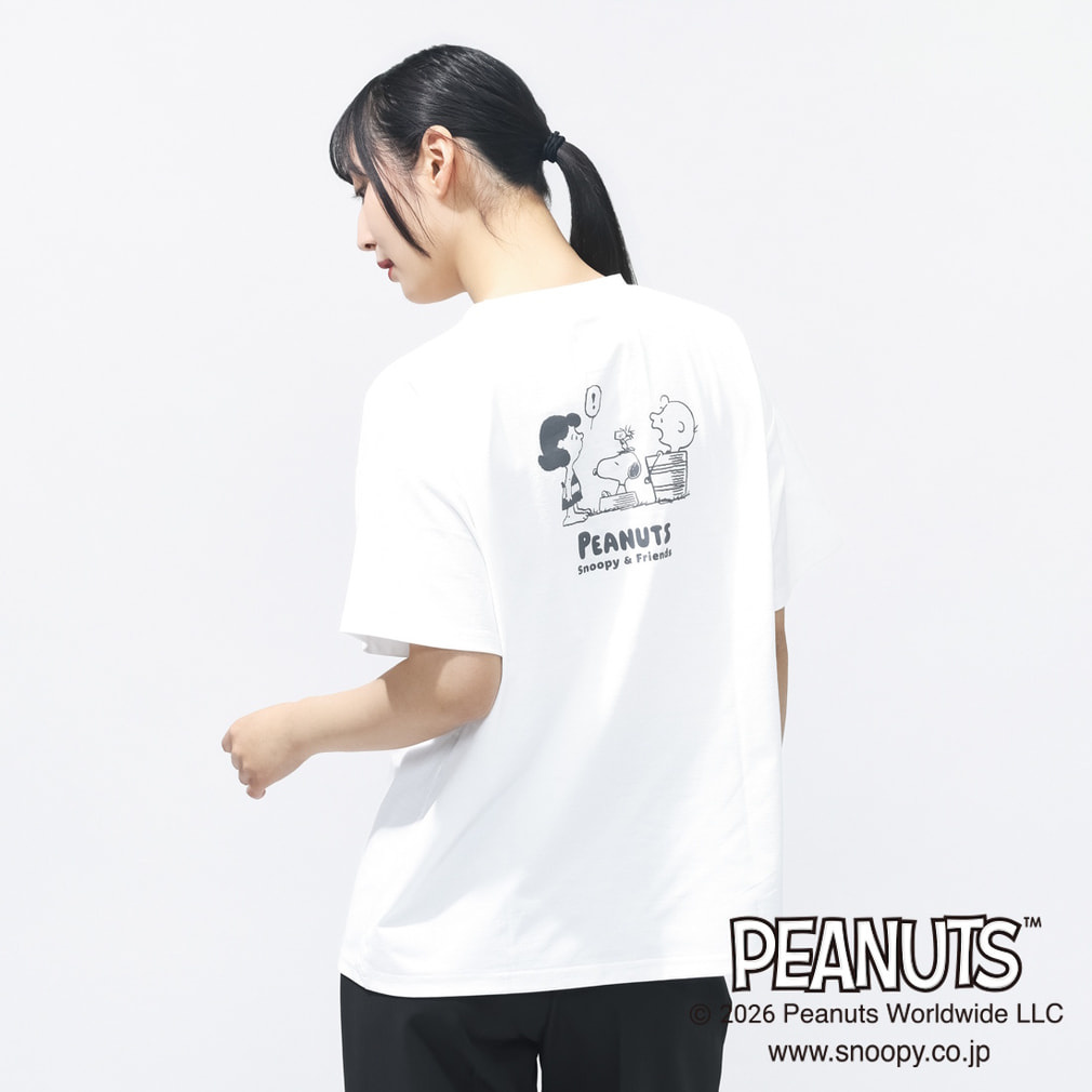 UVカットドライグラフィックTシャツ フレンズ TIGORA(ホワイト-S)