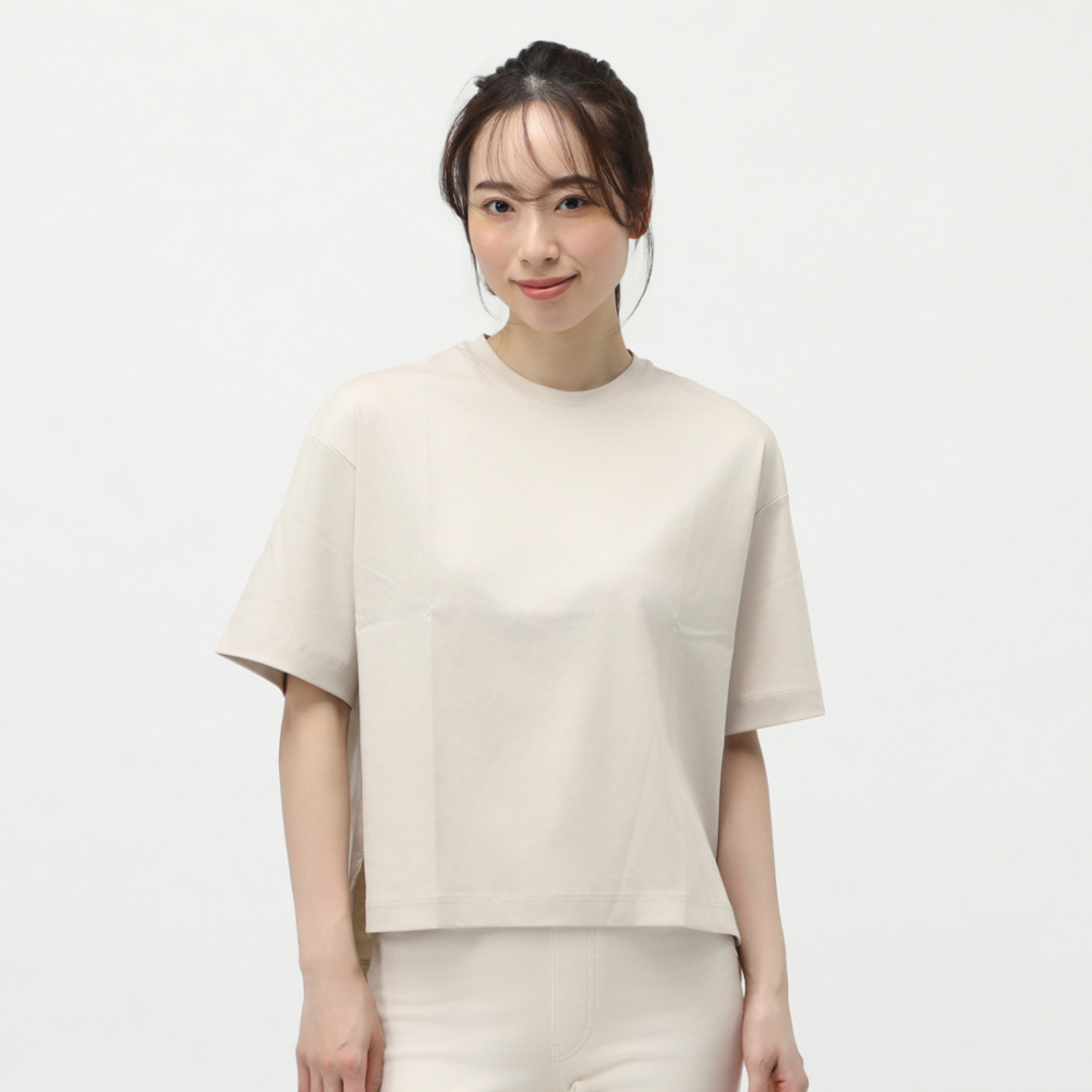 ティゴラ レディース 半袖 Tシャツ UVカットコットンオーバーサイズTシャツ TR-9C2005TS スポーツウェア TIGORA