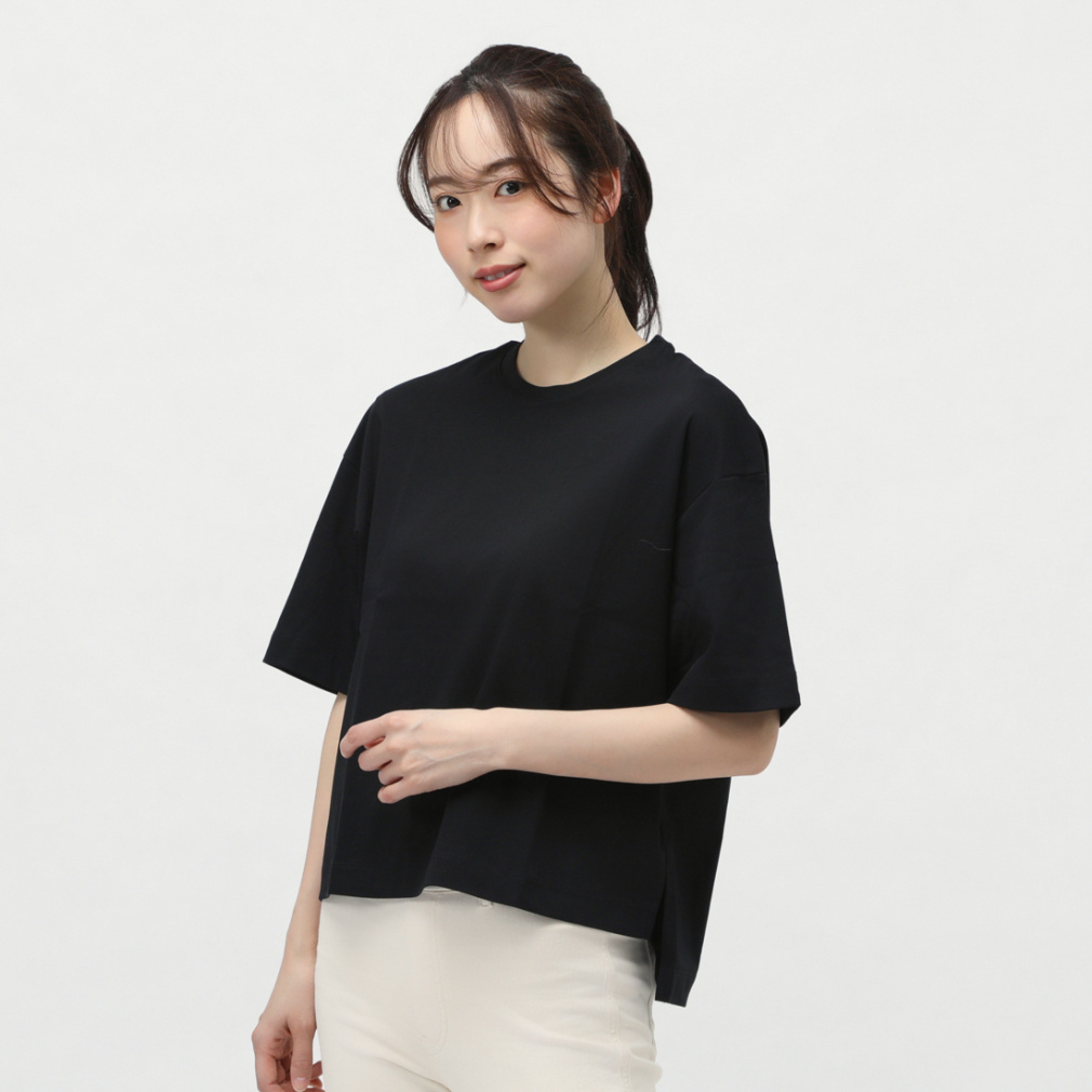 ティゴラ レディース 半袖 Tシャツ UVカットコットンオーバーサイズTシャツ TR-9C2005TS スポーツウェア TIGORA