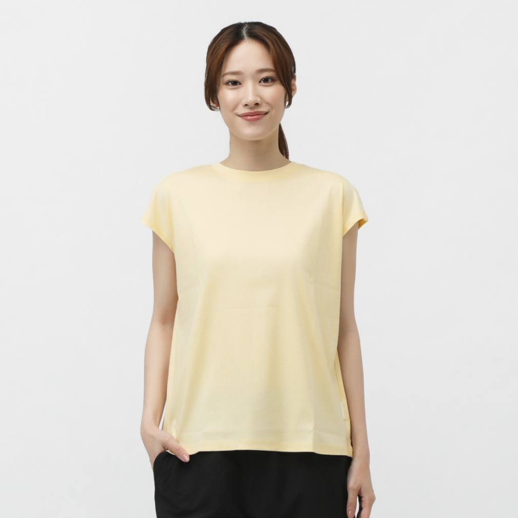 ティゴラ レディース 半袖 Tシャツ UVカットコットンフレンチスリーブTシャツ TR-9C2055TS スポーツウェア TIGORA