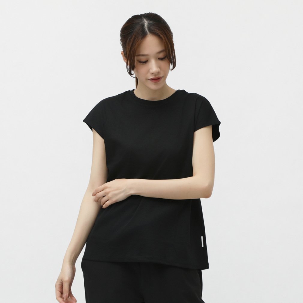 ティゴラ レディース 半袖 Tシャツ UVカットコットンフレンチスリーブTシャツ TR-9C2055TS スポーツウェア TIGORA