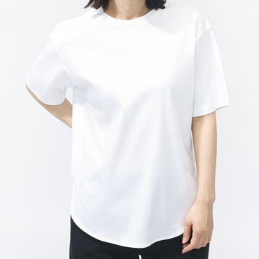 UVカットコットンラウンドテールTシャツ