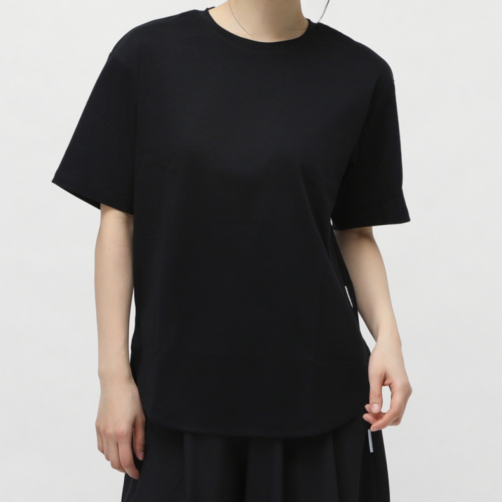 UVカットコットンラウンドテールTシャツ