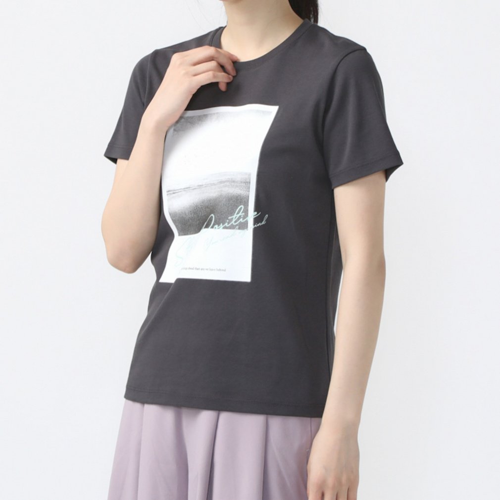 ティゴラ レディース 半袖 Tシャツ CVCスムースTシャツ フォト TR-9C2474TS スポーツウェア TIGORA