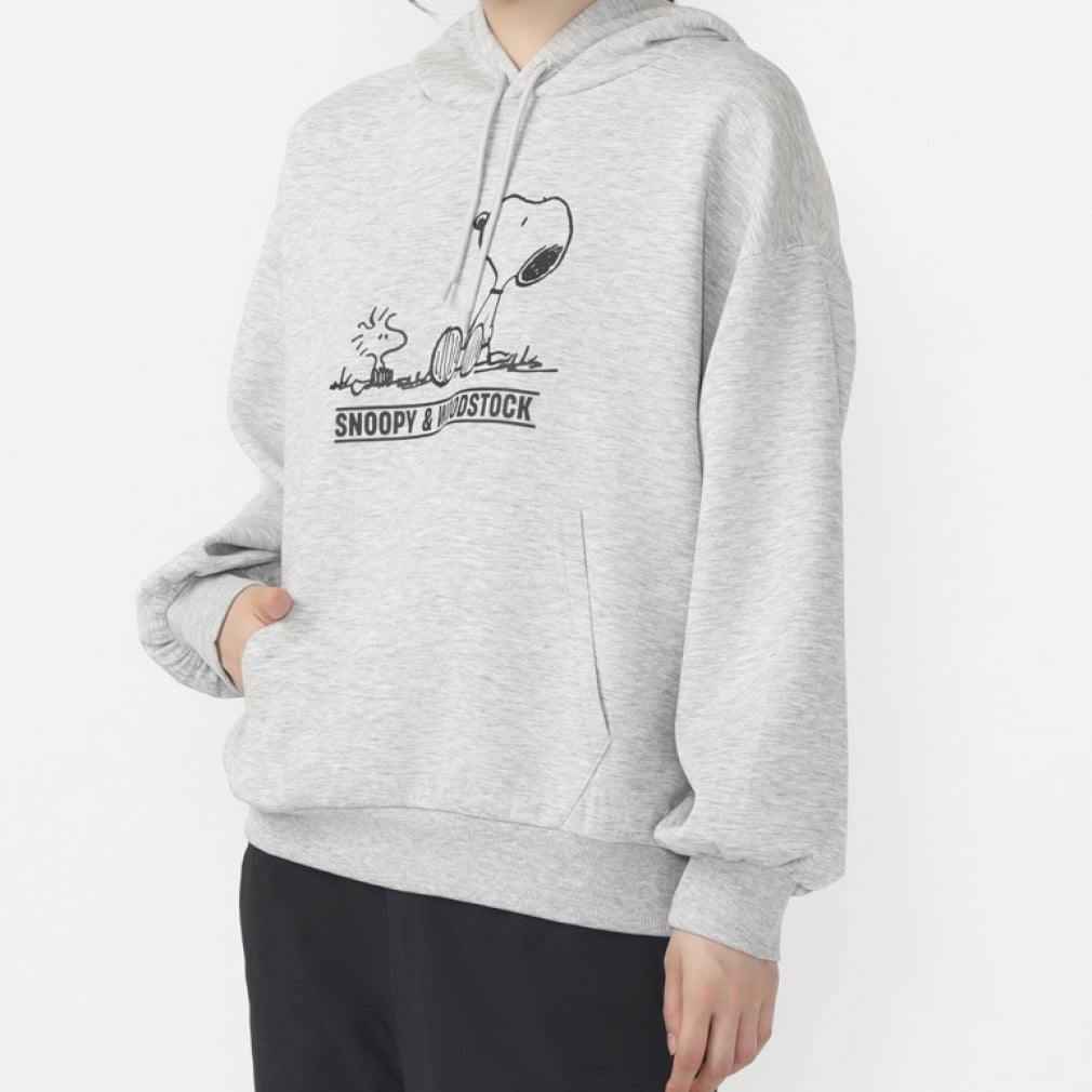 ピーナッツ スヌーピー レディース スウェット パーカー テック