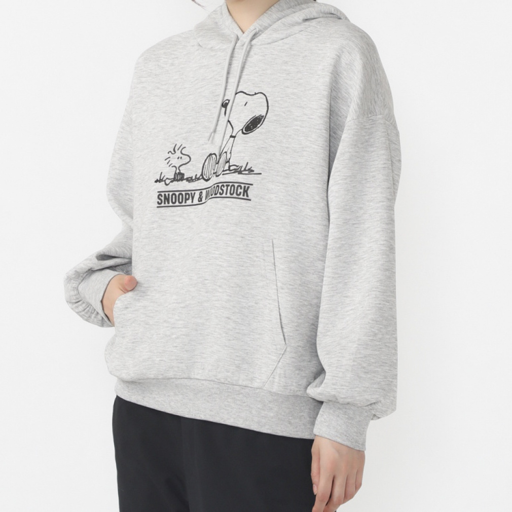 ピーナッツ スヌーピー レディース スウェット パーカー テック