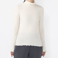 ストレッチリブタートルネックTシャツ