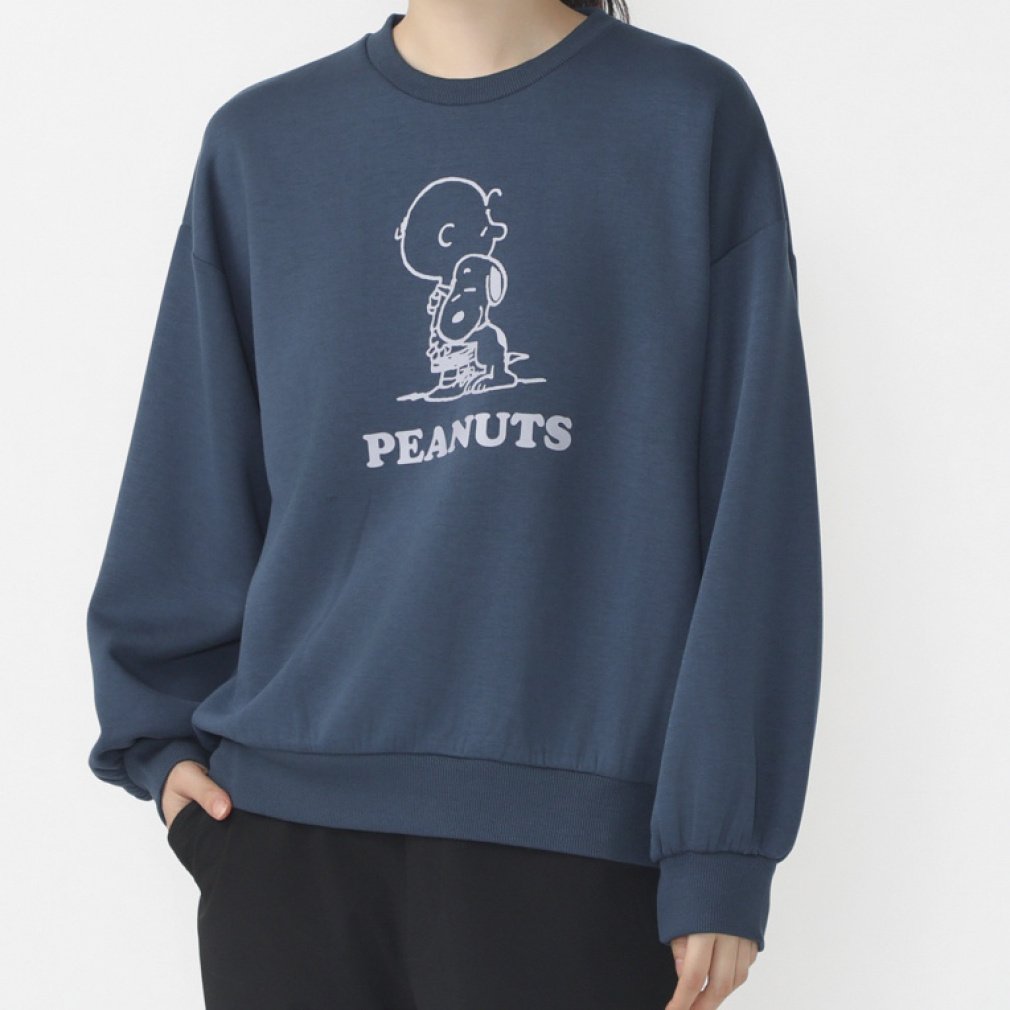 ピーナッツ スヌーピー レディース スウェット トレーナー テックスウェットクルー TRPN-9C25104TJ スポーツウェア PEANUTS SNOOPY