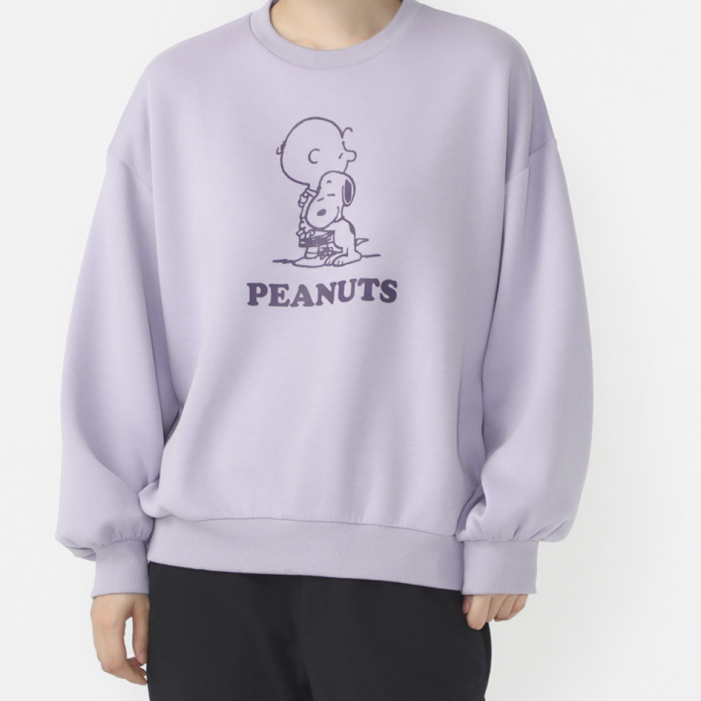ピーナッツ スヌーピー レディース スウェット トレーナー テックスウェットクルー TRPN-9C25104TJ スポーツウェア PEANUTS SNOOPY