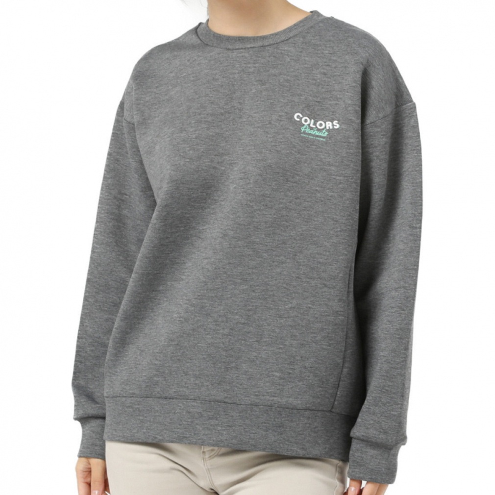 ピーナッツ スヌーピー レディース スウェットトレーナー テックスウェット クルーネック PN-9C26042TJ スポーツウェア PEANUTS SNOOPY 2309_apparelbundle