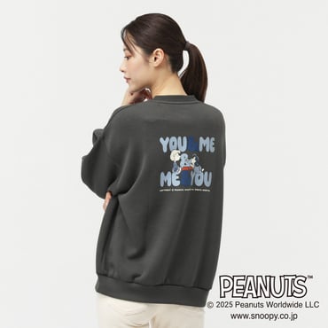 スウェットシャツ シュローダー＆ルーシー PEANUTS 75周年 TIGORA