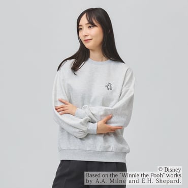 グラフィッククルーネックスウェット クラシックPOOH TIGORA