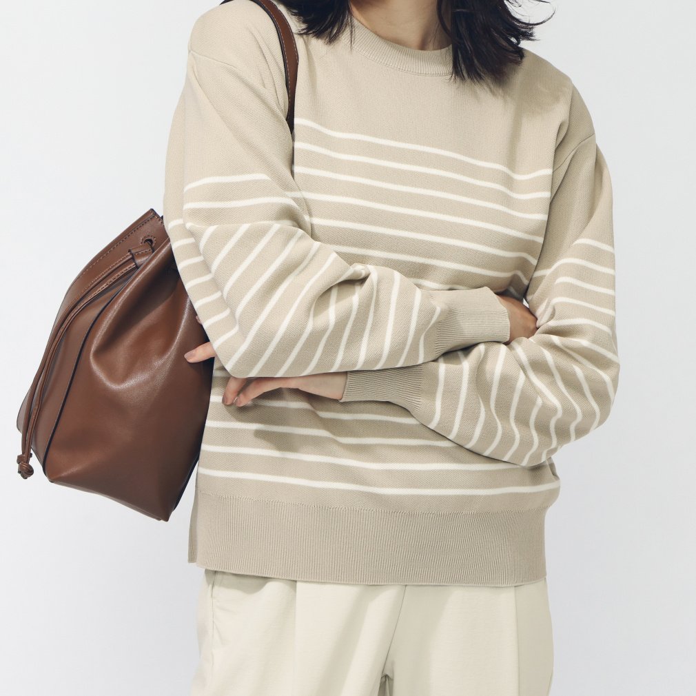 ウォッシャブルニットクルーネック｜Alpen Online