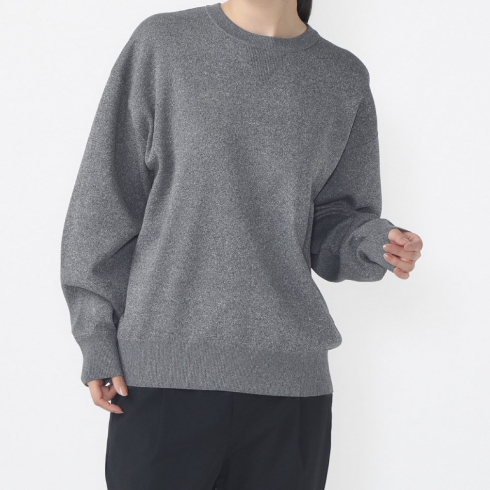 ヴィトゥエルヴ　長袖ニットグレー S ティゴラ レディース ウェア ウォッシャブルニットクルーネック TR