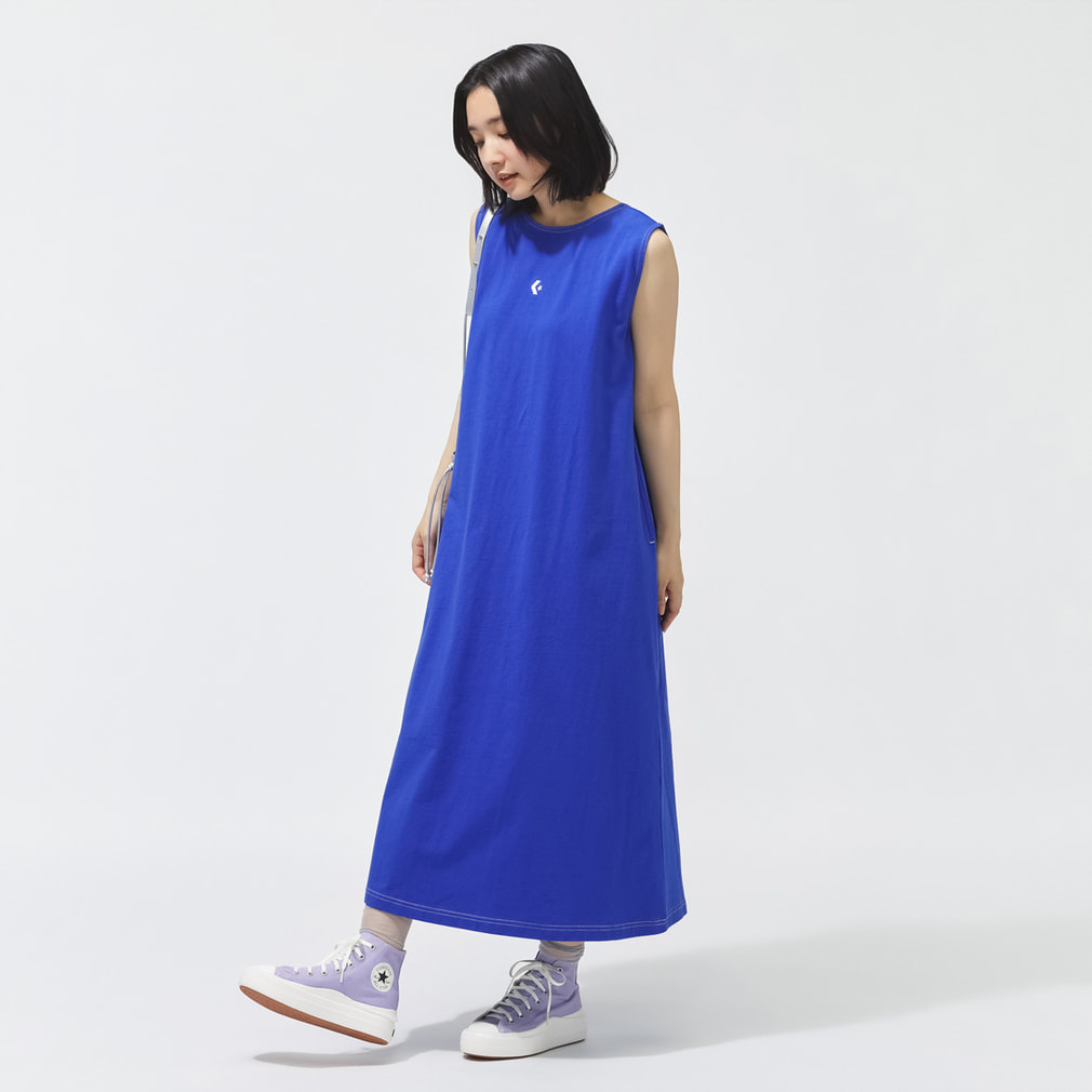 AP CS EB ONEPIECE L ワンピース(ブルー-S)