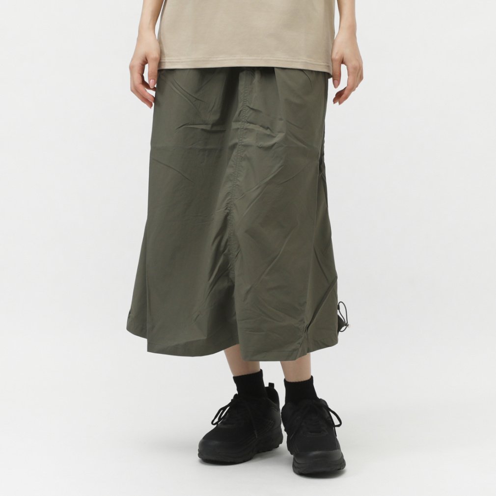 イレギュラーシャーリングスカート GIUNON スカート stretch shirring skirt / ストレッチ