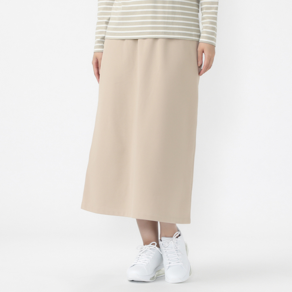 裏毛スウェットスカート(ベージュ-S)