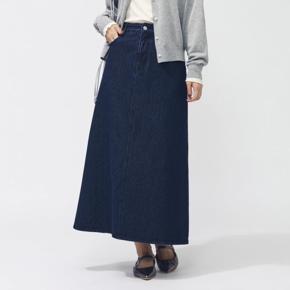 デニムスカートの画像