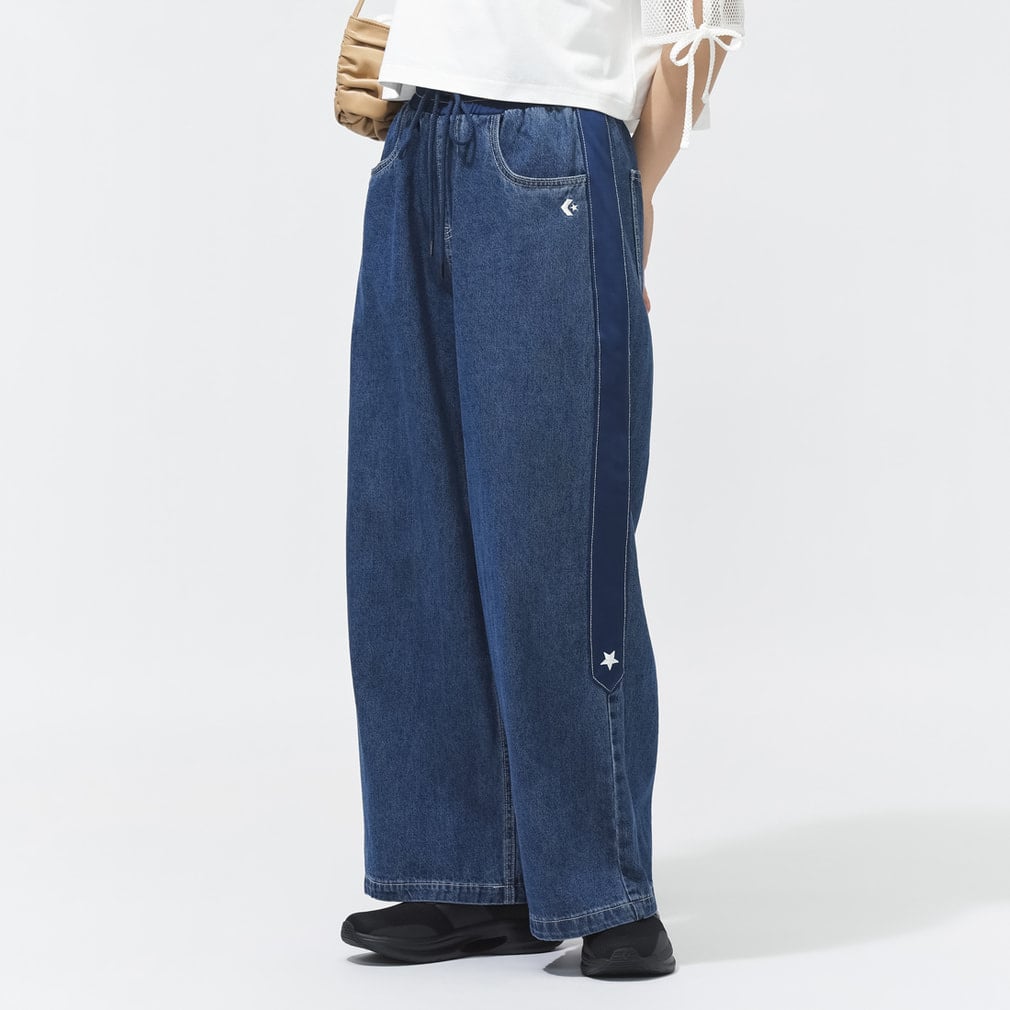 コンバース レディース ロングパンツ AP CS DENIM COMBI PANTS L