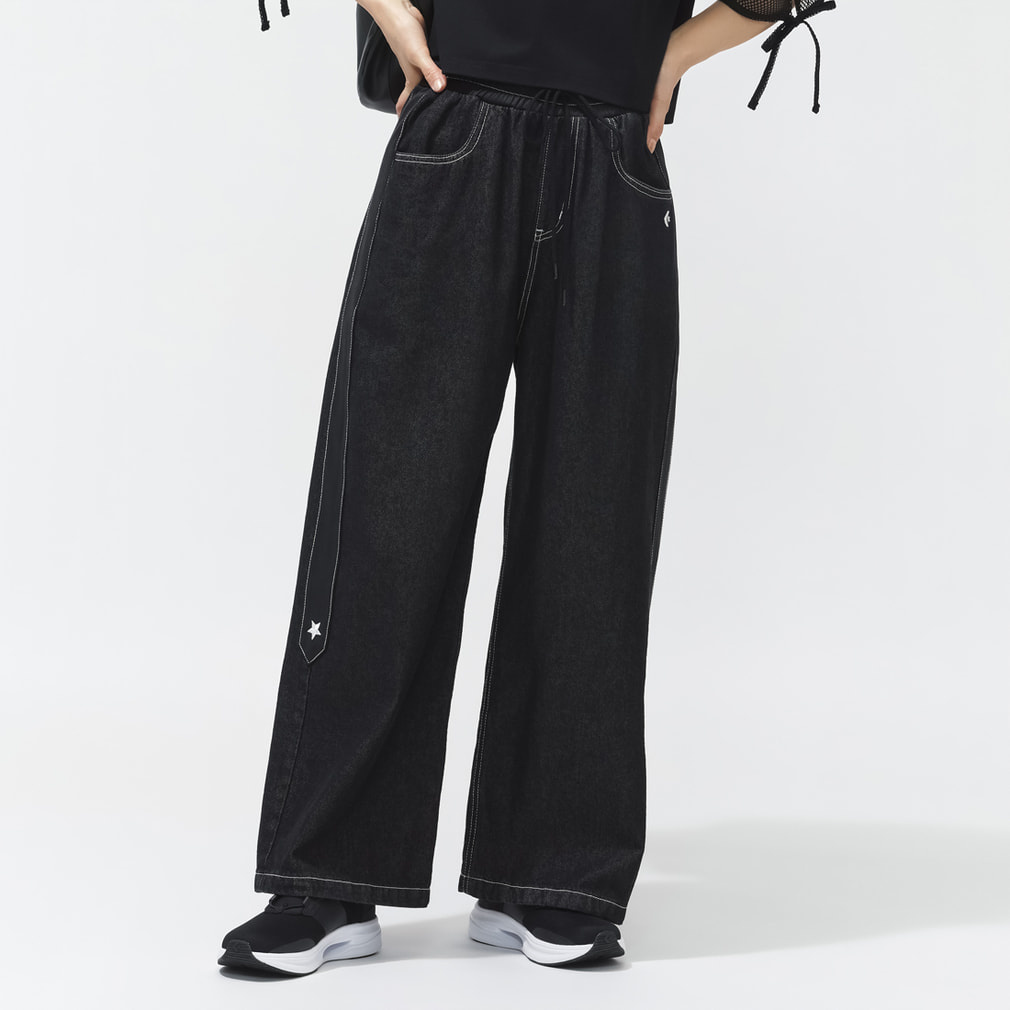 コンバース レディース ロングパンツ AP CS DENIM COMBI PANTS L