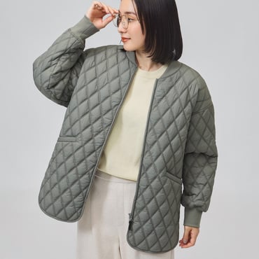 マルチポケット撥水キルトジャケットTHERMOLITE(R) 使用