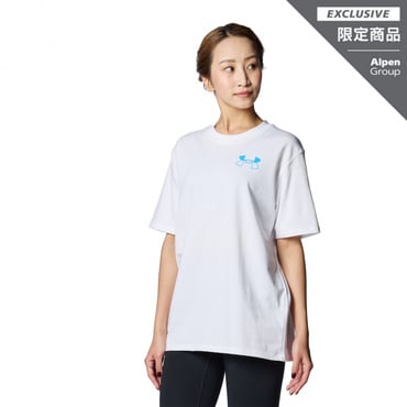 UAヘビーウェイト オーバーサイズ バックプリント ショートスリーブTシャツ