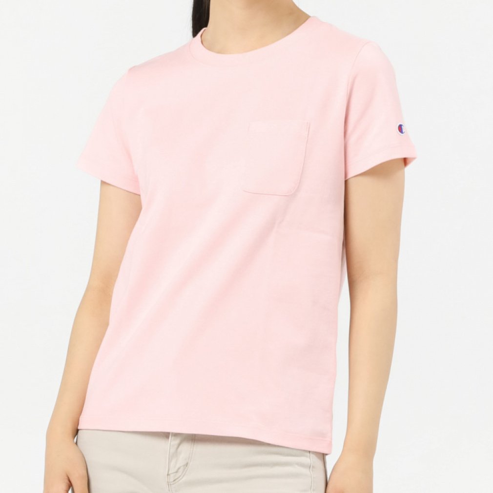 チャンピオン レディース 半袖 Tシャツ SHORT SLEEVE POCKET T-SHIRT CW-X336 スポーツウェア Champion