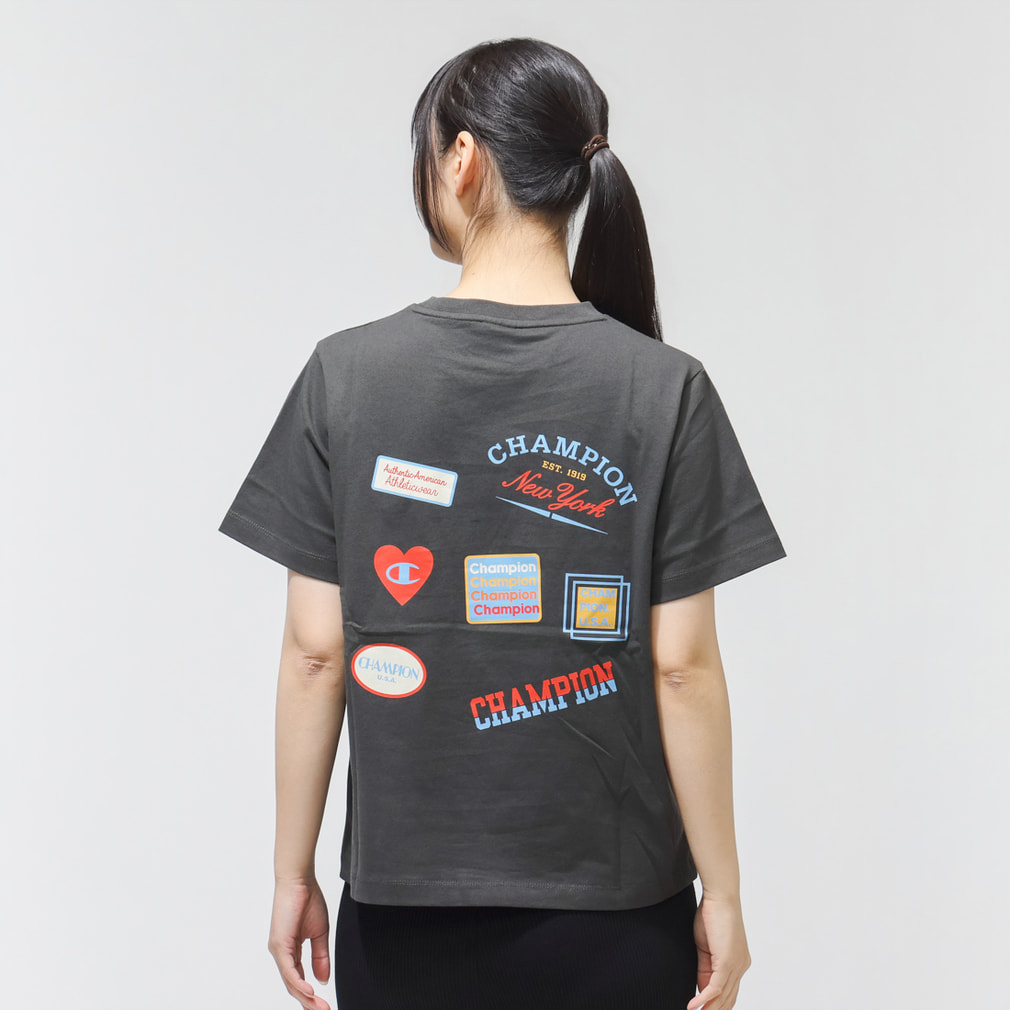 チャンピオン レディース 半袖 Tシャツ SHORT SLEEVE T-SHIRT CWSD355