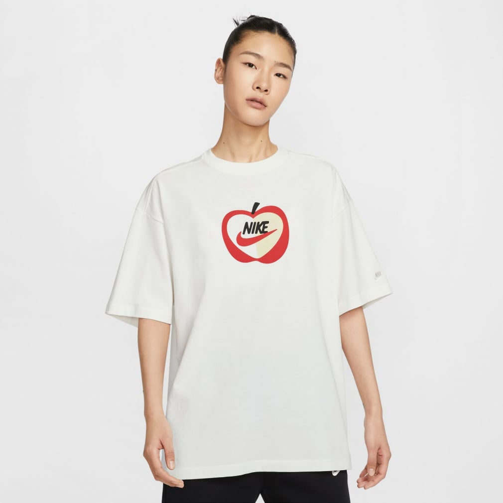 ウィメンズ NSW OS S/S Tシャツ(オフホワイト-S)