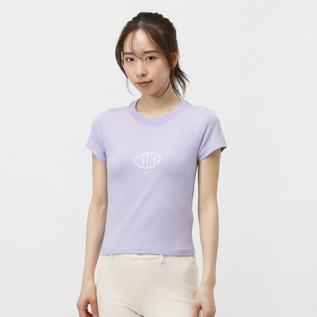 ウィメンズ NSW チル ニット MD クロップ S/S Tシャツ OP