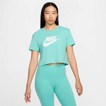 ウィメンズ エッセンシャル クロップ アイコン フレンチテリー Tシャツ