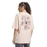 ミニ刺しゅう オーバーサイズ グラフィック半袖Tシャツ