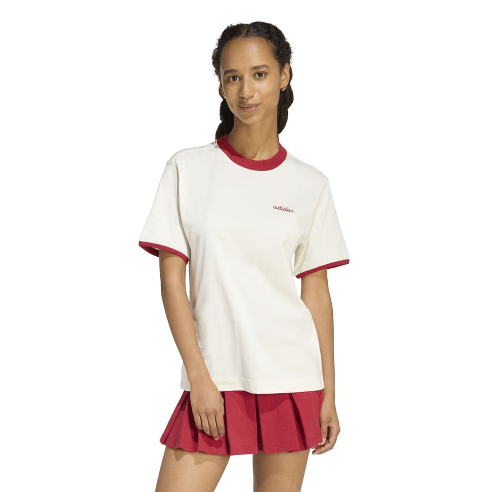 アディダス レディース 半袖 Tシャツ 刺しゅうグラフィック仕様