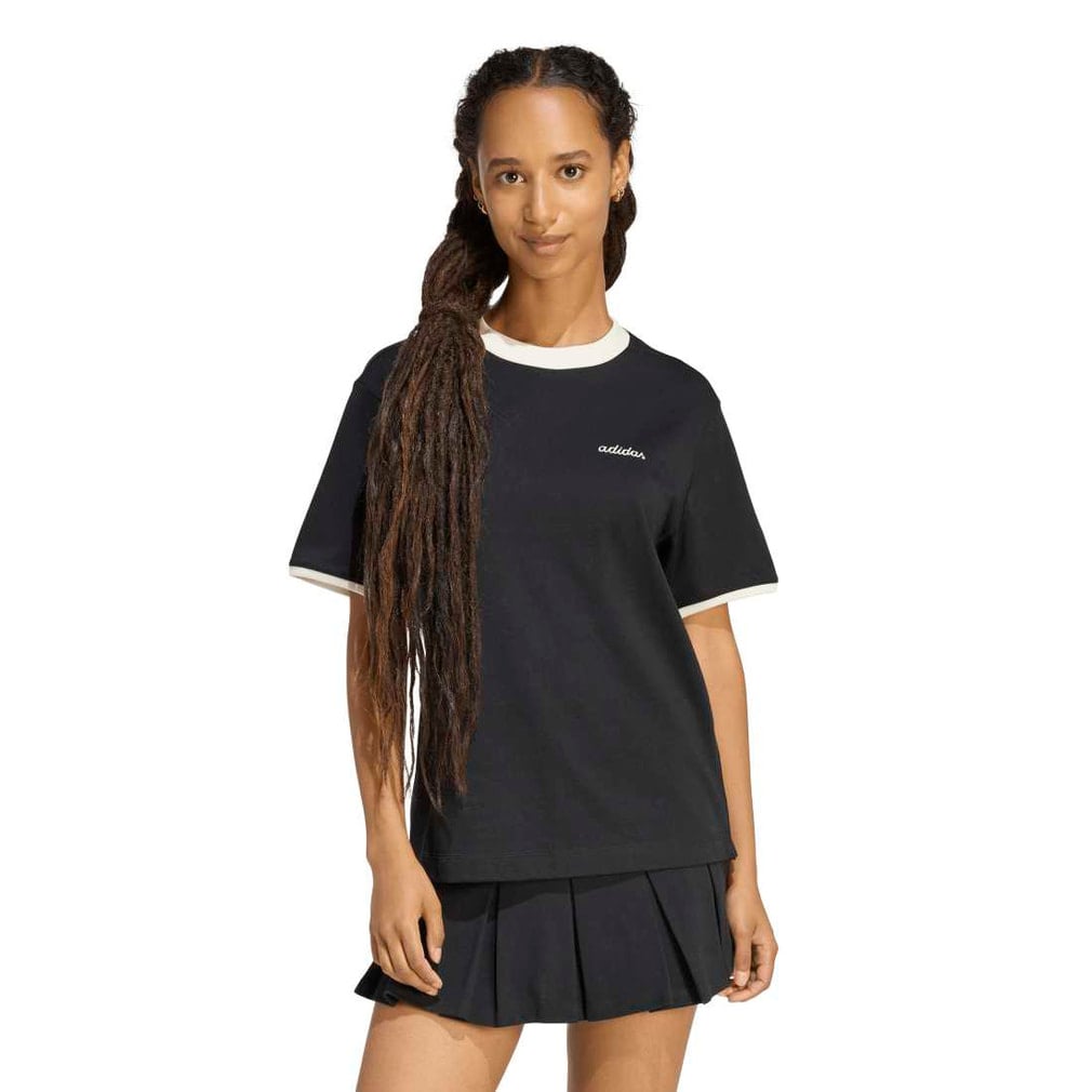 アディダス レディース 半袖 Tシャツ 刺しゅうグラフィック仕様