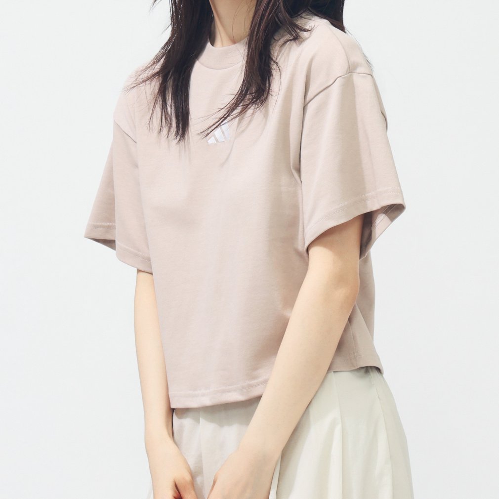 アディダス レディース 半袖 Tシャツ W LUX CA クロップドTシャツ AP UV275 JY1119 JY1120 JY1118 スポーツウェア アルペン・スポーツデポ限定 adidas
