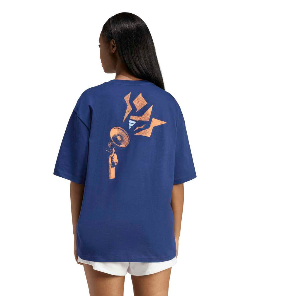 アディダス レディース 半袖 Tシャツ スタジアム オーバーサイズ