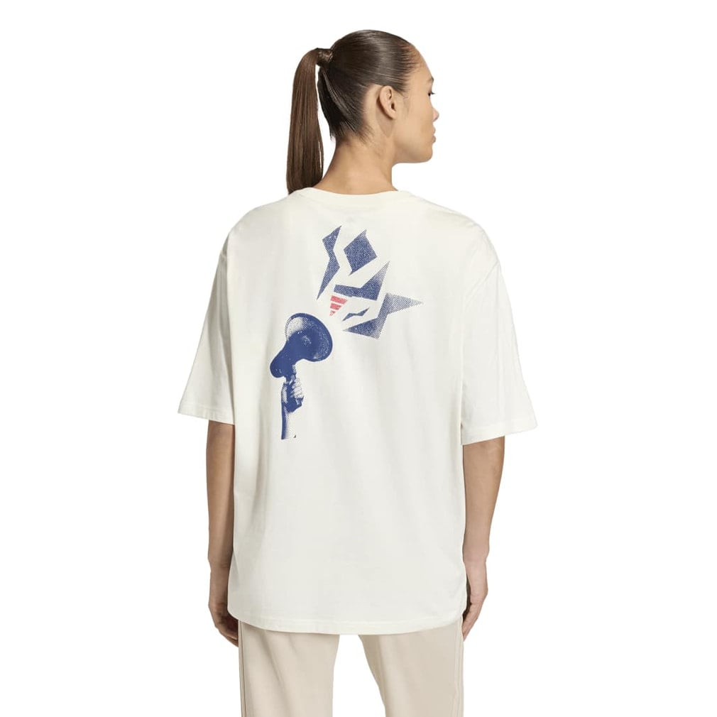 アディダス レディース 半袖 Tシャツ スタジアム オーバーサイズ