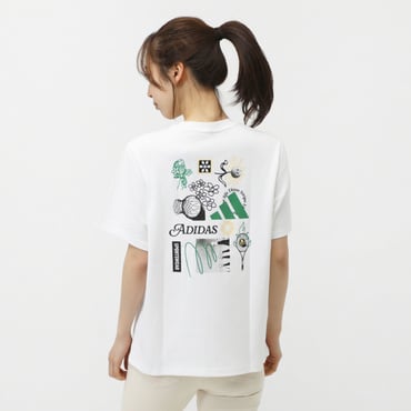 アルペン限定 W PHOTO バック グラフィックTシャツ AP