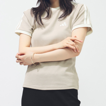 W LUX CA ワッフルTシャツ AP(サンド-S　レディス)