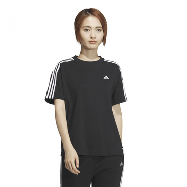 エッセンシャルズ プラス スリーストライプス 半袖Tシャツ