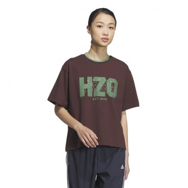 カレッジ ルーズフィット シングルジャージー半袖Tシャツ(ココア-S　レディス)