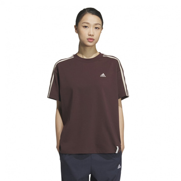 エッセンシャルズ プラス スリーストライプス 半袖Tシャツ