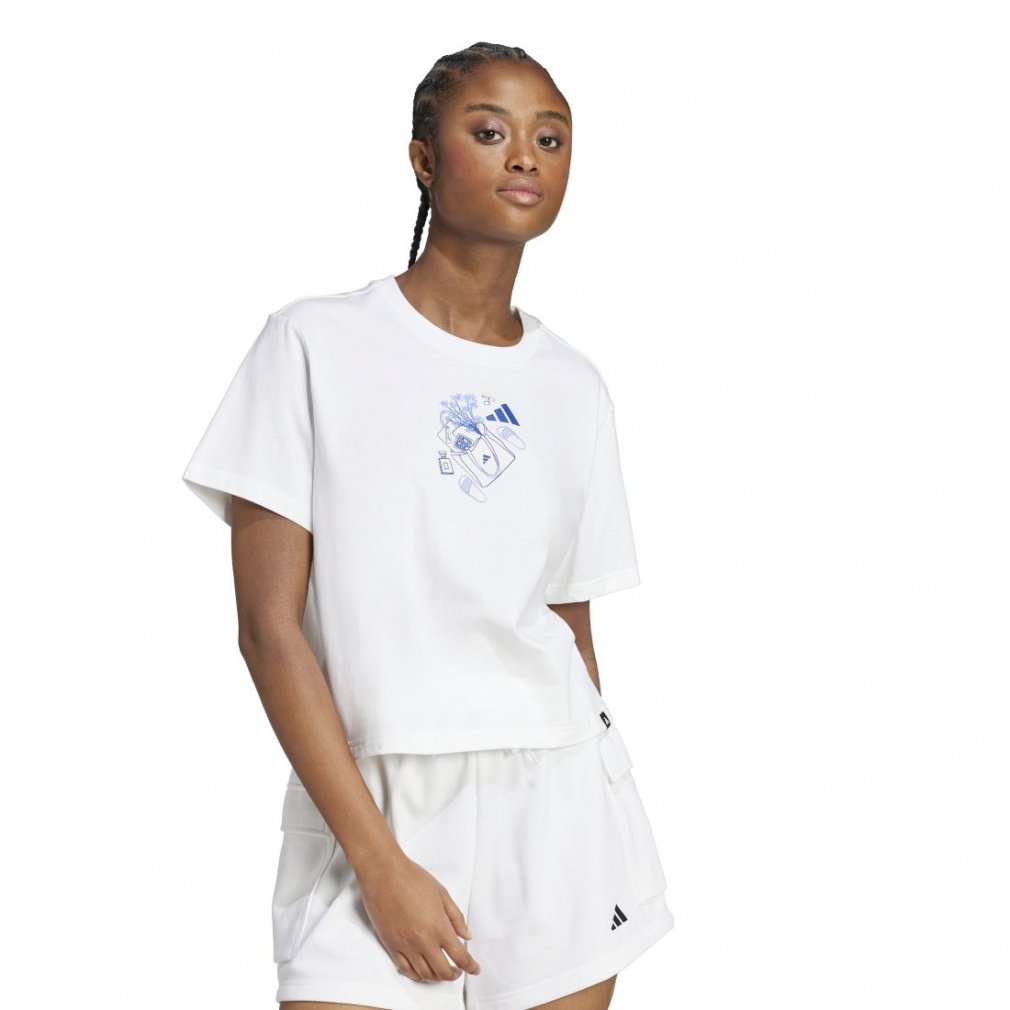 AfB_X fB[X  TVc W EMBROIDERY OtBbN TVc JVJ06 JM4386 JV6089 JV6088 X|[cEFA adidas