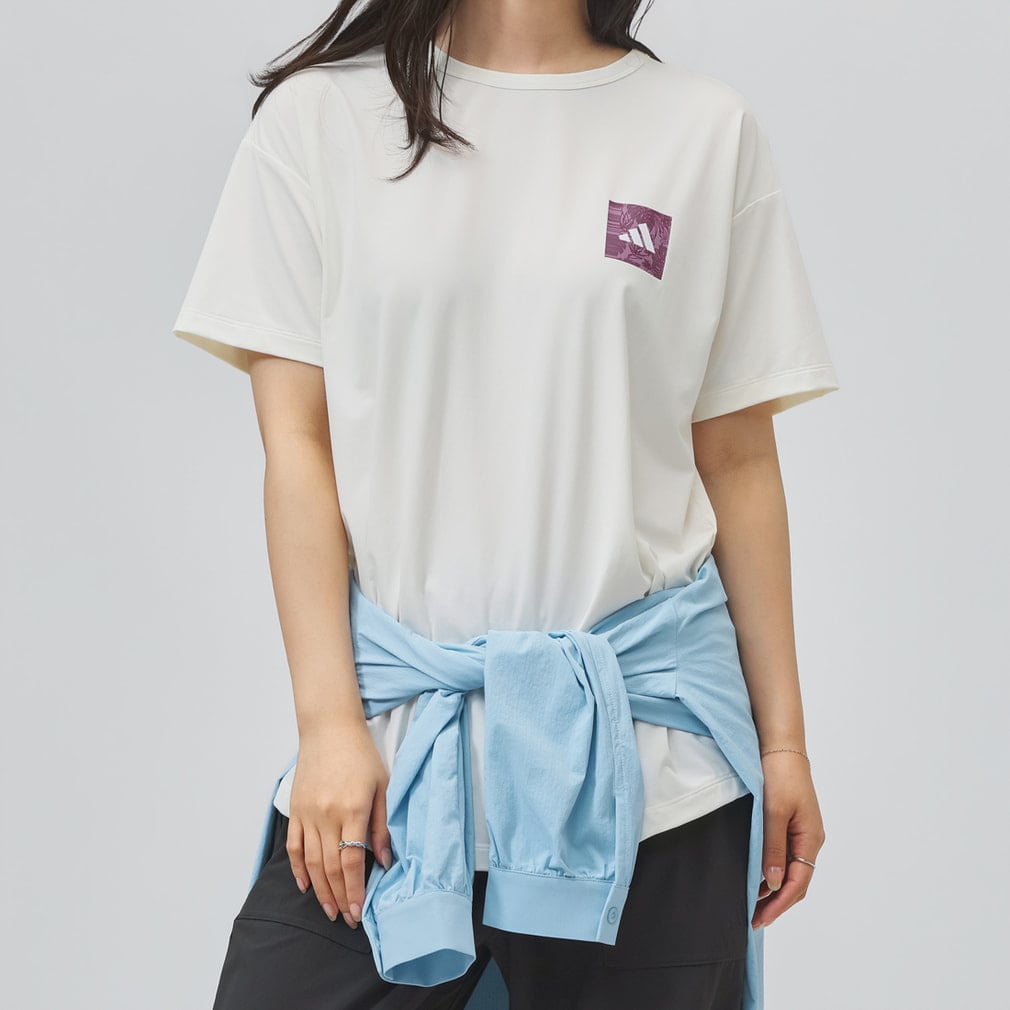 【くー。】 Ardbeg キャンバスエプロン& 2022Tシャツ アディダス レディース 半袖 Tシャツ W COOL UV グラフィック SS T