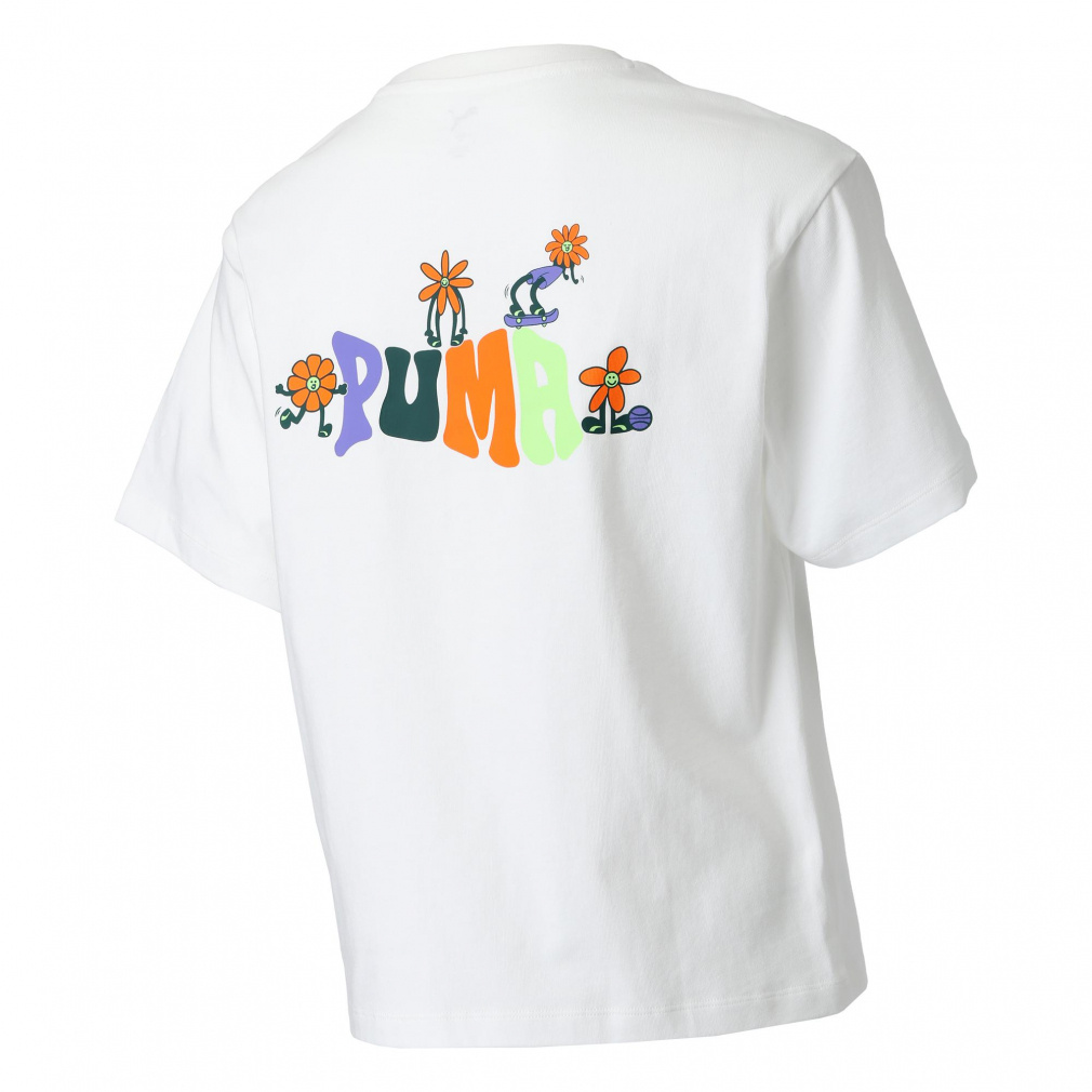 アルペン限定 ESS DBL FACE KNIT LOGO TEE BAC(ホワイト-S　レディス)