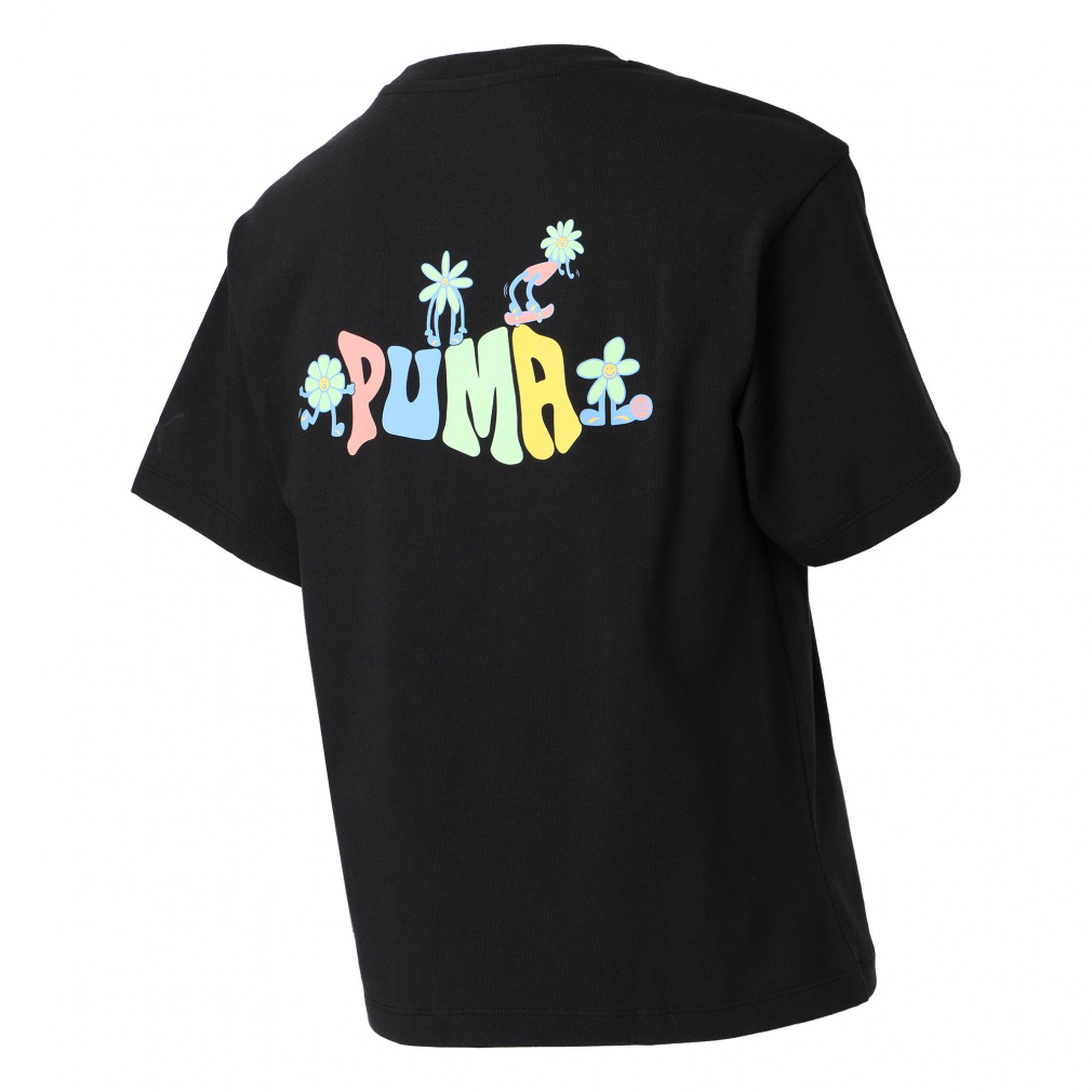 アルペン限定 ESS DBL FACE KNIT LOGO TEE BAC(ブラック-S　レディス)