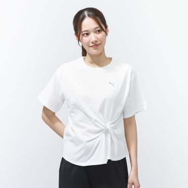 ESS ELEVATED クール フロント ノット Tシャツ