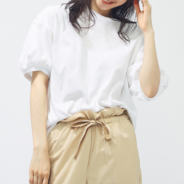 SUMMER MX SS レイヤード Tシャツ(ホワイト-S)