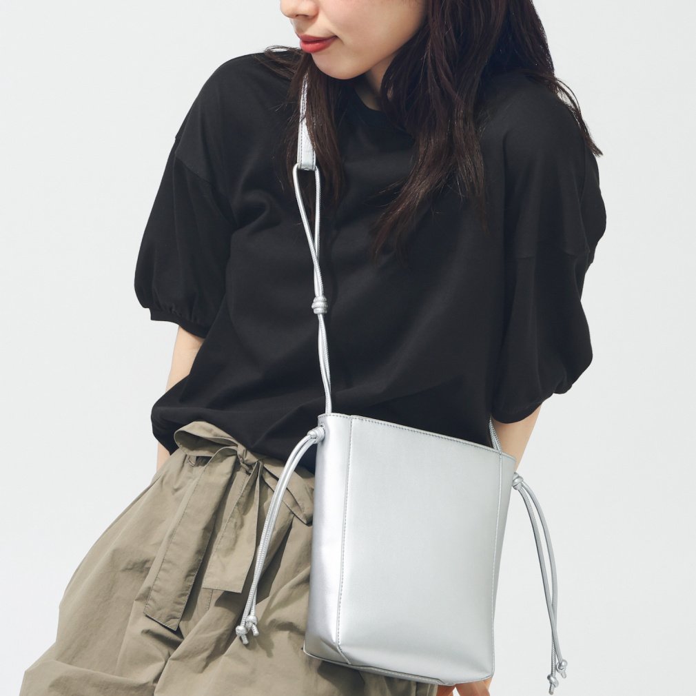någonsstans レイヤード Tシャツ Mサイズ ネイビー NAVY 冷感キーネックフェイクレイヤード7分袖カットソー メンズ