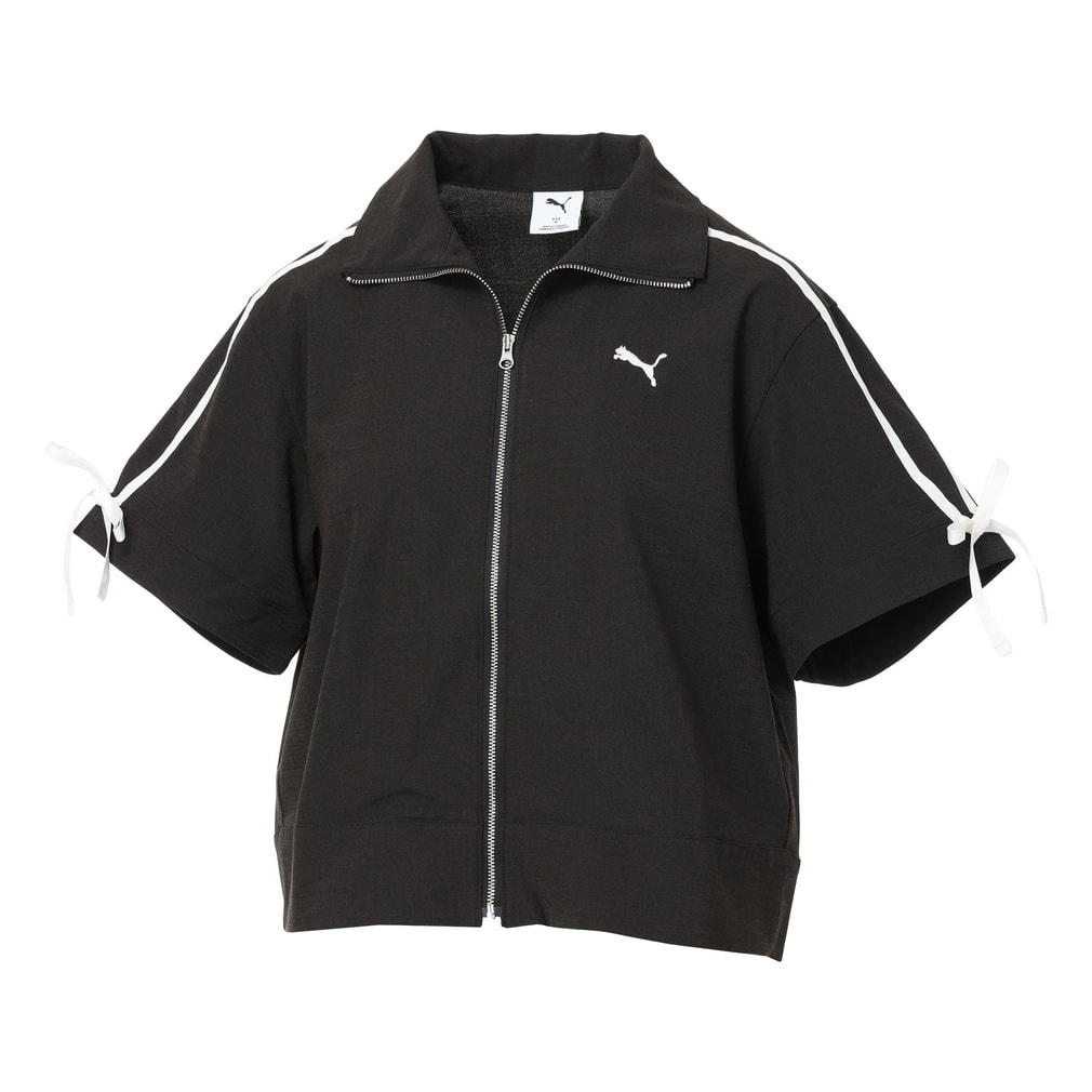 リネンミックスマテリアル SS JKT(ブラック-S)